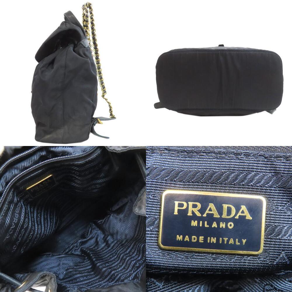 Prada Logo Backpack Rucksack Daypack - Picture 3 of 11